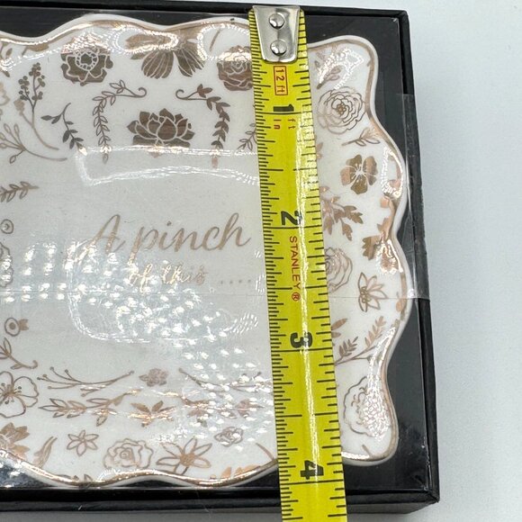 Anthropologie A Pinch Of This & A Dash Of That Trinket Dishes NIB Gift 3.5" - Picture 2 of 4